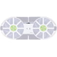 thumbnail image 1 of HUGFEGWE Laptop Cooler Cooling Pad,Portable USB Powered,4Color Laptop Cooling Pad,Foldable Notebook Cooler DualFan,Large Air Volume Radiator Heat Sink,with Blue LED Light(White) UA824-17413, 1 of 9