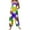 Yellow, variant on Fgvctg Mardi Gras Women's Jumpsuit Wide Leg Pant Carnival Party Spaghetti Straps Trendy Mask Print Jumpsuits Sleeveless Bib Overalls Sprimg Rompers Clothing With Pockets Saffron S