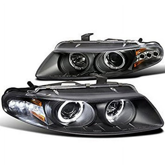 Spec-D Tuning 2LHP-AVG97JM-TM Dodge Avenger Chrysler Sebring Coupe Black Halo Led Projector Head Lights