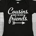 thumbnail image 4 of Inktastic Cousins Make the Best Friends with Arrow Boys or Girls Baby Bodysuit, 4 of 5