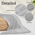 thumbnail image 3 of Grey Retro Greek Key Lumar Pillow Covers, Geometric Greece Ancient Rustic Soft Breathable Throw Pillow Cases with Invisible Zipper, Decorative Pillowcase Pillows Protectors for Sofa Bed Chair 16"x24", 3 of 9