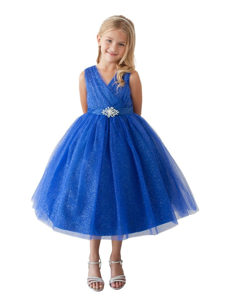 royal blue glitter dress