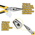 thumbnail image 6 of Needle Nose Pliers with Wire's Cutter - Long Nose pliers, Needlenose Pliers,Needle-nose Pliers, Needle Nose Plyers can Screw Loose Nuts and Wind/Cutter Wire's ect.（8 in）, 6 of 7