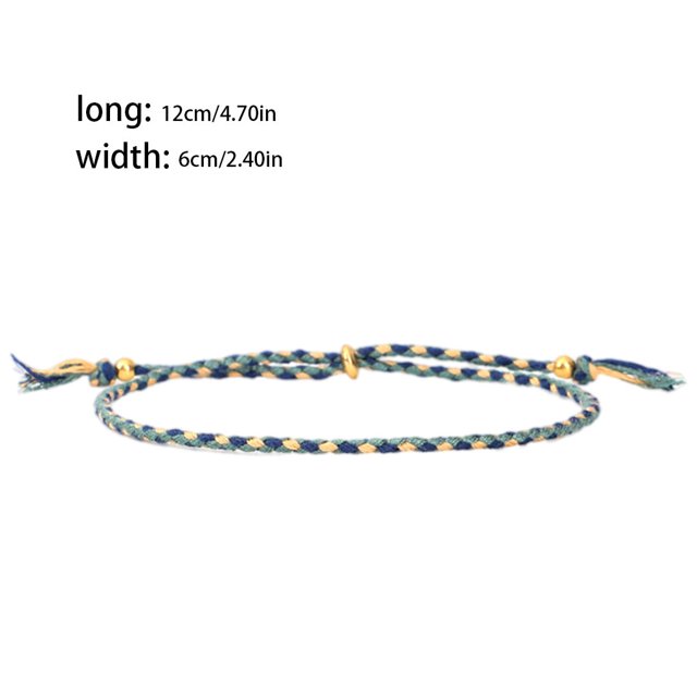 Bracelet Tressé Accessoire de Mode Femmes Hommes Bracelet Ornement pour Femmes Bracelet Bijoux Accessoires Fil Réglable Bracelets avec Frange Décors Type 21