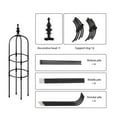 thumbnail image 2 of Cadre de Support de Plantation en Acier Inoxydable Escalade Jardinage Fournitures U-Forme Durable Plantes Domestiques Stand Rack, 2 of 17