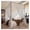 White, variant on 4 Corners Post Floor-Standing Three-Door Bed Canopy, Double Bed Curtains, Mosquito Net with Bracket,Decorative Mosquito Net for Bedroom