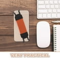 thumbnail image 3 of Raindrops Orange Elastic Phone Grip Strap with Antislip Design for OneHanded Operation and Universal Compatibility, 3 of 7