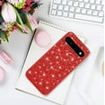 thumbnail image 2 of Compatible with Google Pixel 6A Case Glitter Shockproof,Google Pixel 6A Phone Case Bling Sparkly Soft TPU and PC Silicone Shiny Girl Women Thin Protective Cover (Red), 2 of 14
