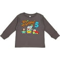 thumbnail image 3 of Inktastic Its My Birthday Circus Train 5th Birthday Boys or Girls Long Sleeve Toddler T-Shirt, 3 of 5