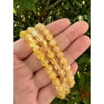 thumbnail image 4 of Citrine Crystal Bead Bracelet 6-7mm, Wholesale Genuine Citrine Stretch Gemstone Bracelet, Gift for Men & Women (1), 4 of 8