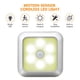thumbnail image 5 of Billuyoard Lámpara de escalera de luz de sensor de movimiento de luz nocturna de inducción de cuerpo humano LED Iluminación y accesorios Pipa cálida concha plateada cuadrada, 5 of 6