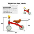 KRIDDO Learning & Walking Cycle for Kids, Mini Balance Bike for 12.5