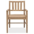 thumbnail image 2 of Beaumont Lane Driftwood Splatback Arm Chair in Light Brown Wood, 2 of 4