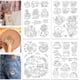 thumbnail image 1 of 4 Sheets 11.6x8.2 Inch Stick and Stitch Embroidery Patterns Non-woven Fabrics Water Soluble Embroidery Stabilizers Afternoon Tea 297x210mmm, 1 of 7
