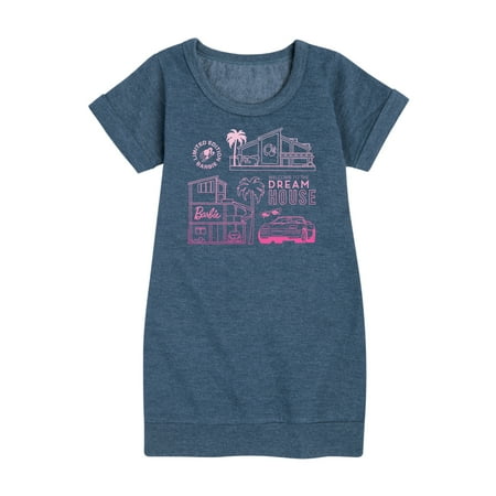

Barbie - Limited Edition - Dream House Original Floorplan - Toddler And Youth Girls Fleece Dress
