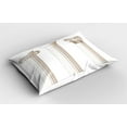 thumbnail image 2 of Ambesonne Digital Pillow Sham 2 Pack, Ionic Doric and Marbles, 36"x20", Coconut, 2 of 3
