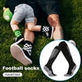thumbnail image 2 of Thickened Sole Football Socks Sure Here's A Product Title for Mentioned 1 Pair Knee High Soft Elastic Breathable Sweat Absorbing Ideal Kids Youth, 2 of 8