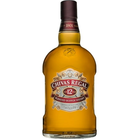 Chivas Regal 12 Year Old Blended Scotch Whisky, 1.75 L Bottle, 40% ABV