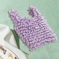 thumbnail image 3 of Bolsa elástica para compras, bolsa expandible, duradera, con asa superior, bolso portátil Violeta, 3 of 6