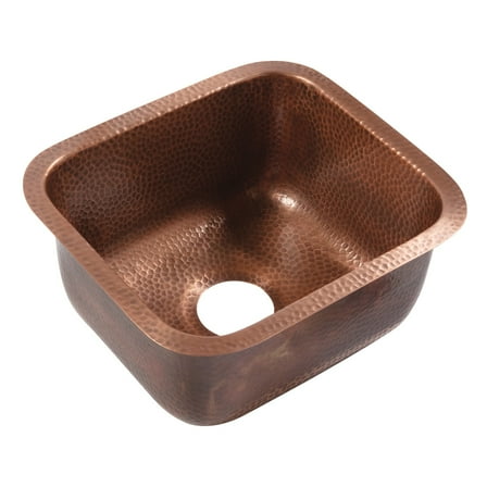 Sinkology Orwell Copper 17" Single Bowl Undermount Kitchen Sink