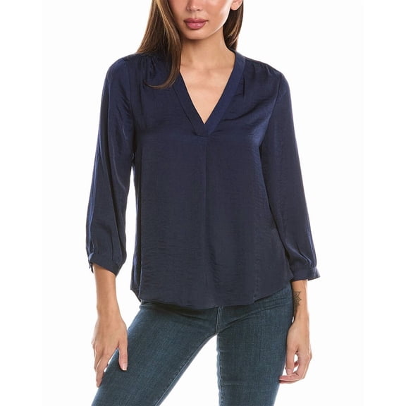 Vince Camuto womens  Rumple V-Neck Top, s