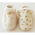 thumbnail image 3 of Newborn Baby Boy Girl Soft Plush Booties, Infant Slippers Socks Shoes, Non Skid Gripper Toddler First Walkers Winter Ankle Crib Shoes, 3 of 7