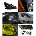 thumbnail image 2 of Spec-D Tuning for Honda Accord 2 Dr Coupe Ex Lx, Black Headlights, Yellow Fog Light Lights Pair, 2 of 2
