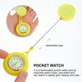 thumbnail image 5 of Masteelf  Second Hand Watch for Nursing Women Stand Stands Slim Miss Student Yellow, 5 of 8
