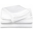 thumbnail image 1 of Egyptian Cotton 650 Thread Count Solid Sheet Set  Split King-White, 1 of 5