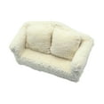 thumbnail image 5 of Almencla Dollhouse Couch Miniature Sofa for 1/6 1/12 Dollhouse Life Scene Simulation Accessories Toy Doll Accessories Decoration Double Sofa, 5 of 8