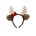 thumbnail image 3 of Reindeer Glitter Bow Headband, 3 of 5