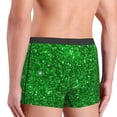 thumbnail image 4 of Kdxio Men's Boxer Briefs with Green Glitter Print - Comfortable and Breathable Underwear for Everyday Wear, 4 of 7