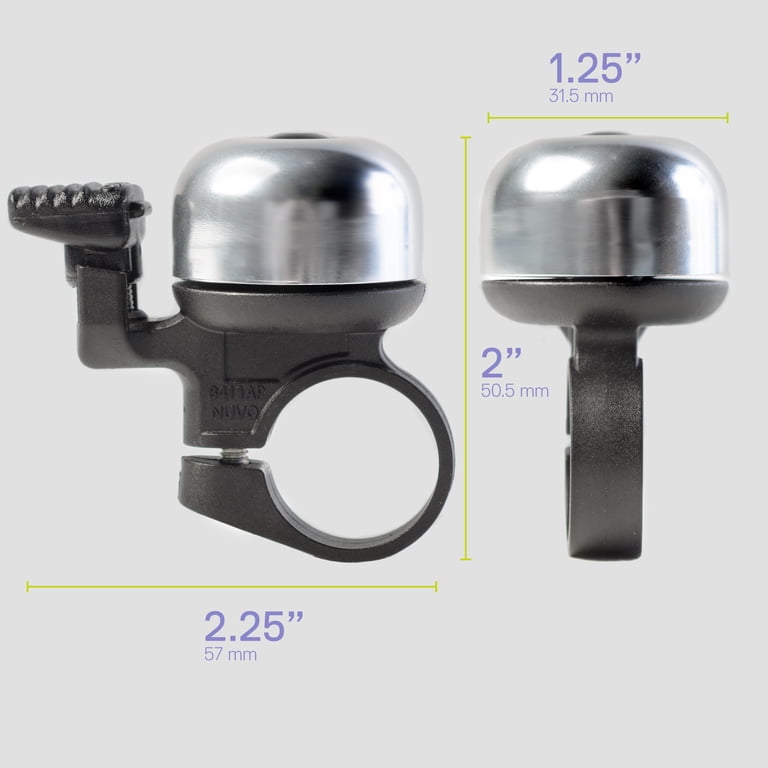 Delta Cycle & Home Aluminum Bicycle Bell – Loud, Clear Ringtone, Easy Install On Handlebars, For Road & Mountain Bikes