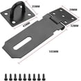 thumbnail image 2 of HUGFEGWE Lot de 4 Loquet de Porte en Acier Inoxydable (Noir), 2 of 6