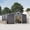 Dark Gray-12x10 FT Two daylight Windows, variant on LuckyNote 12x10 FT Metal Storage Shed with 3 Clear Windows & Flower Rack, Lockable Single Door, Heavy Duty Waterproof Garden Shed, Gray