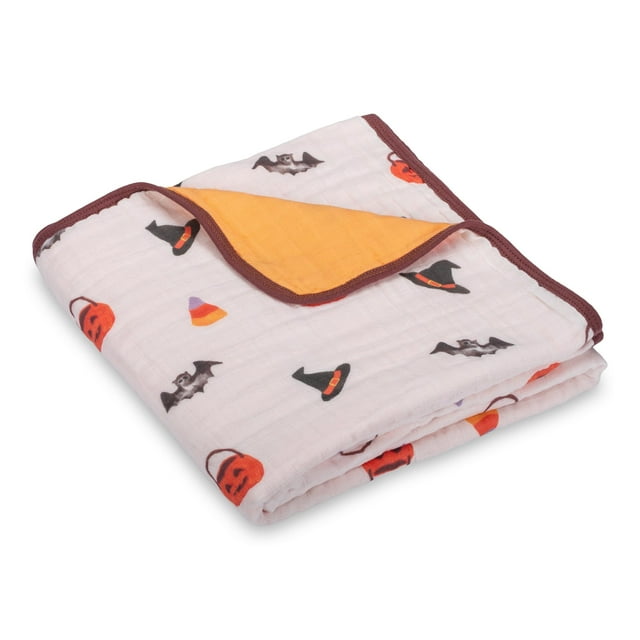 Manta para bebé LollyBanks de muselina, 100% algodón orgánico, 6 capas