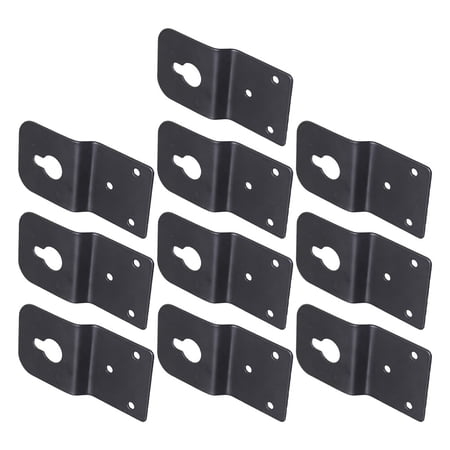 OUNONA 10 Pieces Hanger Plate for Surround Speaker Hook Wall Mount Wall-mounted OUNONA 10 Pieces Hanger Plate for Surround Speaker Hook Wall Mount Wall-mounted