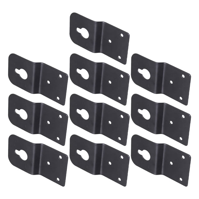 Miangastore Support Mural Universel pour Haut-Parleur Fer Épaissi 10 Pcs 1.6X3.1In