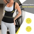 thumbnail image 2 of 2 Pack Sauna Vest for Women - Sweat Vest for Women Fitness Body Shaper,Slimming Sauna Shirt for Workouts, 2 of 6