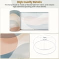 thumbnail image 4 of Linen Drum Lampshades Abstract Wavy Soft Pastel Tones Summer Decor 13"x13"x10" Light Shade for Table Lamps Floor Lamp Shades Lampshade Replacement Assembly Required, 4 of 8