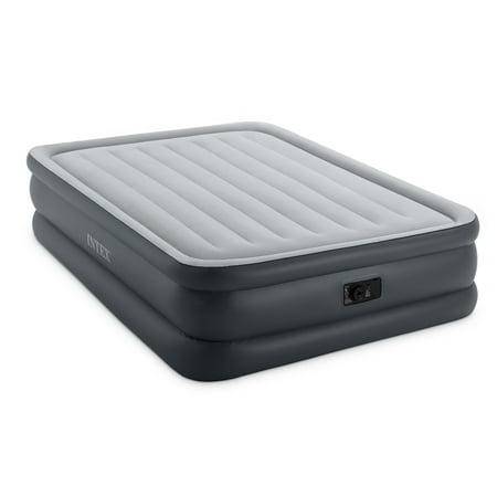 Intex Dura-Beam Essential Rest Airbed with Built-In Electric Pump,