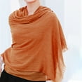 thumbnail image 6 of Womens Solid Color Cotton And Linen Scarf For All Season Beach Strip Scarf, 6 of 8