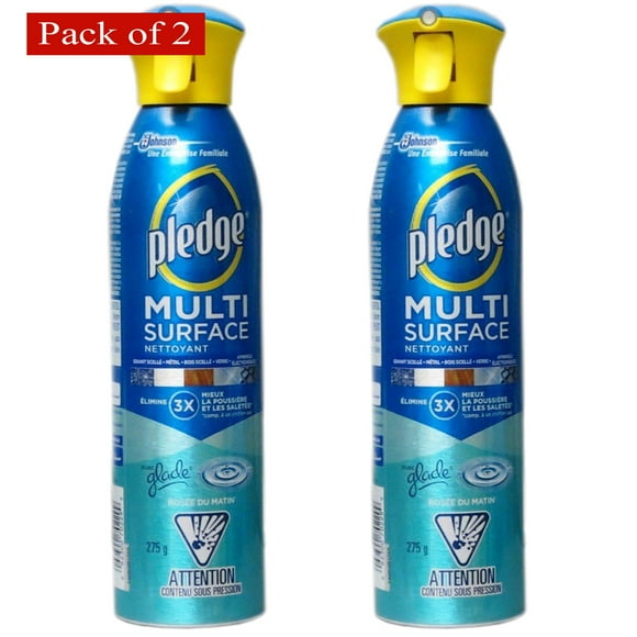 Pledge Multi-Surface Cleaner Rainshower 275g (Pack of 2)