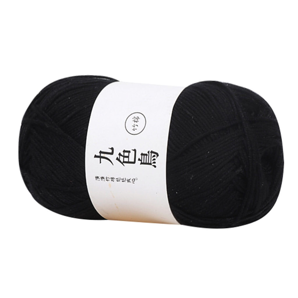 YUEHAO DIY Knitting DIY Bamboo Charcoal Cotton Baby Line Fine Wool
