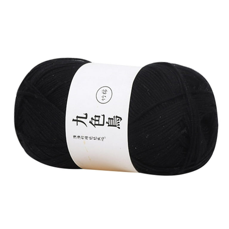 Chiccall Office Supplies Clearance,Bamboo Charcoal Cotton Baby Line Fine Wool Crochet DIY Children Cotton Yarn School Supplies Home Office Essentials