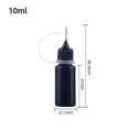 thumbnail image 3 of Precision Tip Applicator Bottles Black Metal Needle Plastic Bottle, 3 of 5