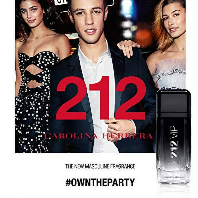 Carolina Herrera s 212 VIP Black Eau De Parfum Spray for Men 1.7 oz COLOGNE PERFUME CH Walmart