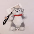 thumbnail image 2 of Llavero de peluche con forma de perro husky, suave, con forma de animal de peluche, 2 of 2