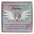 thumbnail image 4 of To Mom Remembrance Message We are Apart Forever Necklace w Message Card, 4 of 20