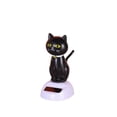thumbnail image 2 of Cat Figurines Solar Powered Dancing Solar Shaking Head Kitten Toy Dashboard Ornament for Car Vehicle Home Office Window Decoration, 2 of 7